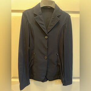 RJ Classics Harmony Jr mesh Show Coat. Navy. Girls 14R.